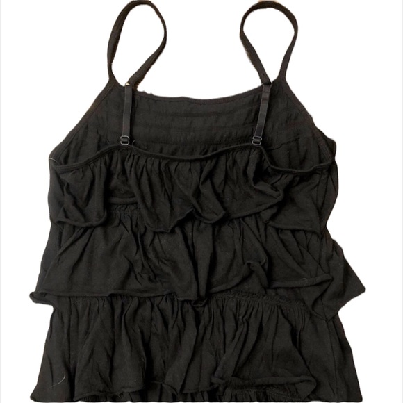 EXPRESS Tiered Ruffle Top Size XS- soft cotton for a comfy, flattering fit. - Picture 3 of 6